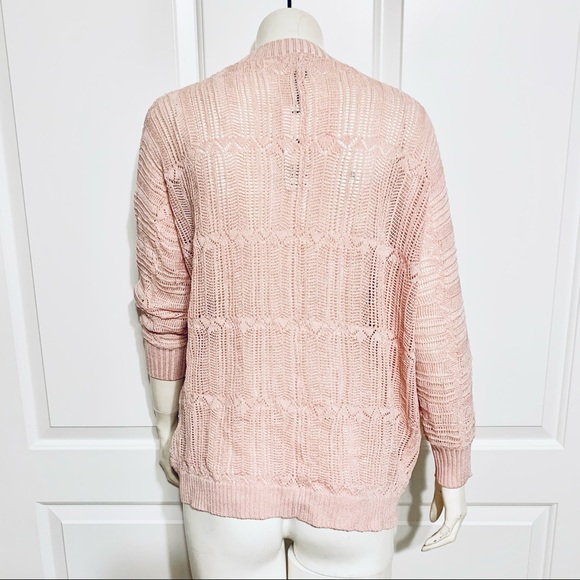 BB DAKOTA | NWT Revolve Valerie Cardigan Pink Blossom Cocoon Sweater Size XS - Picture 11 of 16